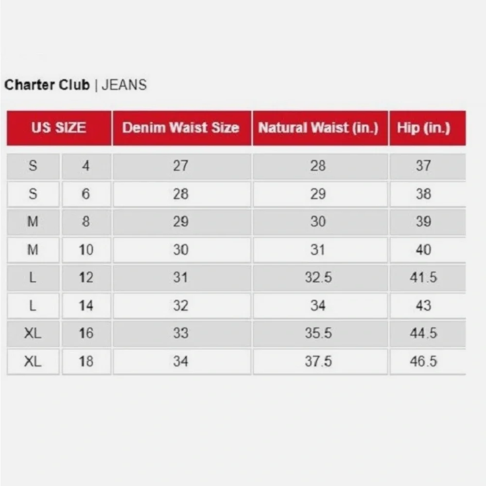 Charter Club jeans  Capri NWT - Picture 3 of 3